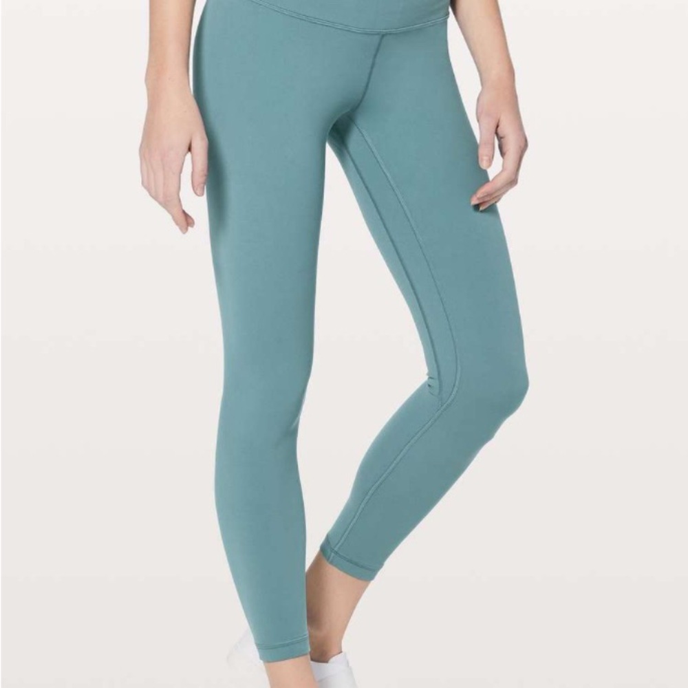 50. MSRP$98 Lululemon Align Pant II *25" Mystic Green Size 4